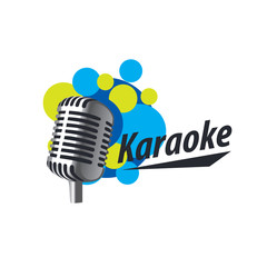 vector logo karaoke