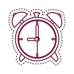 alarm watch isolated icon vector illustration design