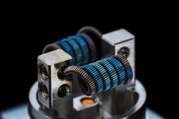 Multistrand Ribbon Fused Clapton on a dripper gold