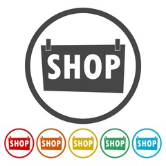 Shop Sign - illustration