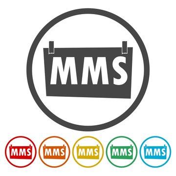 MMS Sign - illustration