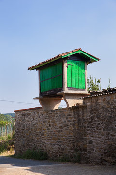 Horreo, typical spanish granary