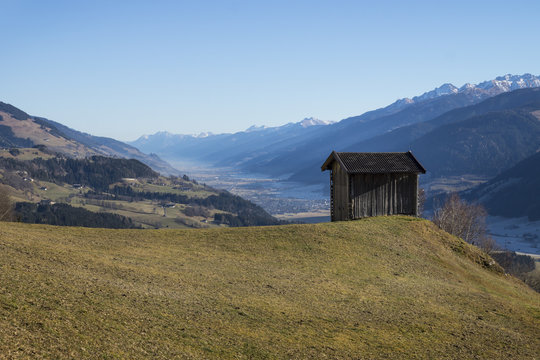 Hut with view on Kitzbüheler Alpen, Tirol