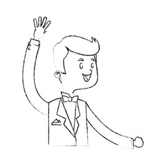 Groom icon. Wedding marriage love and married design. Vector illustration