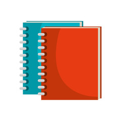 notebook school isolated icon vector illustration design