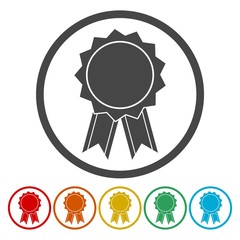 Award icon, Vector illustration
