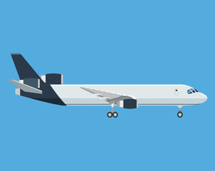 airplane airport transport passenger business vector illustration eps 10