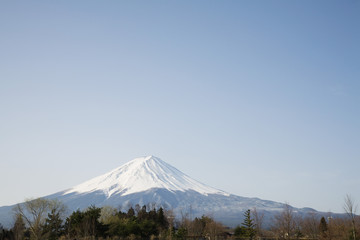 Mt. Fuji Seen From Kawaguchi Lake