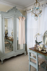 Dressing table in old-fashioned room