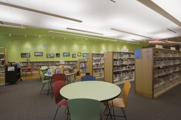 Library reading room