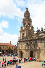 Naklejka premium View of the Santiago cathedral