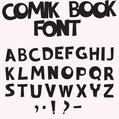 comic book font