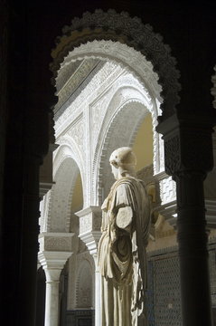 Casa de Pilatos, Santa Cruz district, Seville, Andalusia (Andalucia), Spain