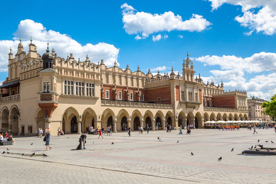 The main market square in Krakow