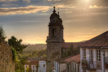 Belltowers of the  Monastery of St. Francis, Santiago
