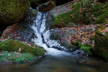 Winter creek in Austria