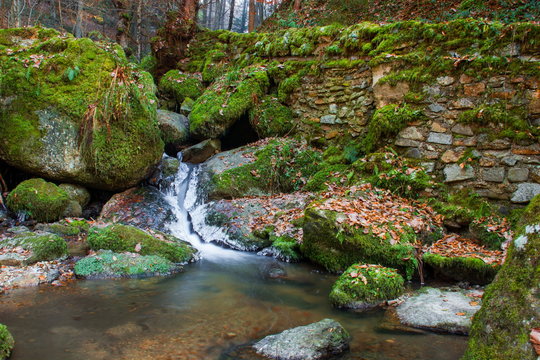 Winter creek in Austria