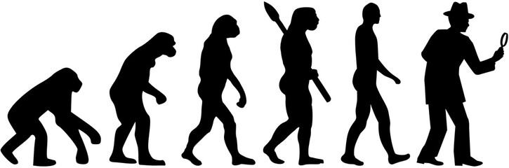 Obraz premium Evolution detective