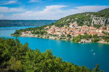 St Croix Lake, Les Gorges du Verdon, Provence, France - 129987858