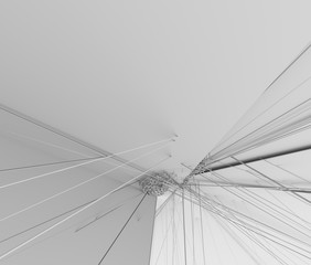 近未来の構造物のイメージ