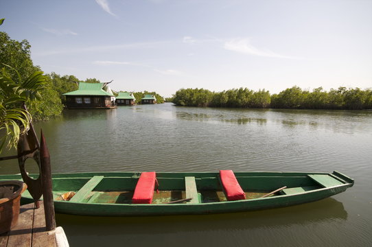 Mandina Lodge, Makasutu Forest, near Banjul, Gambia, West Africa