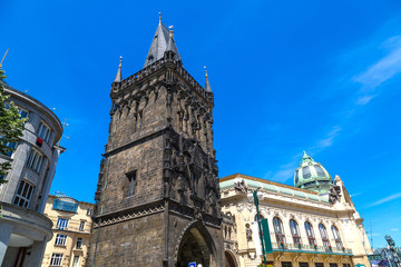 Fototapeta na wymiar Powder Gate in Prague