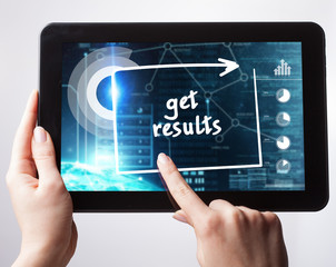 Business, Technology, Internet and network concept. Young busine