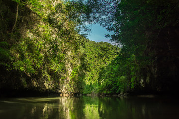 landscape of mountain , Krabi ,Thailand