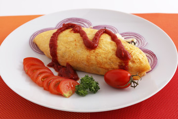 おいしそうなオムライス