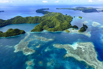 Palau Ngeruktabel Island - World heritage site - - obrazy, fototapety, plakaty