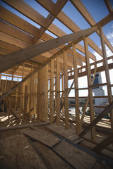 Incomplete framework of new home