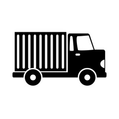 Truck shipping delivery icon vector illustration graphic design