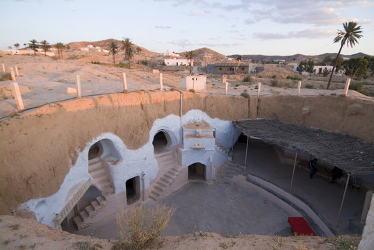 Underground cave dwelling, Matmata, Tunisia