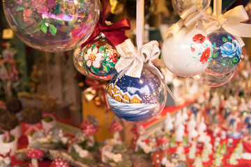 Christmas decorative balls.