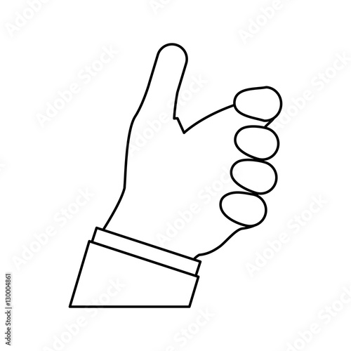 "hand holding something icon vector illustration graphic design" Stock
