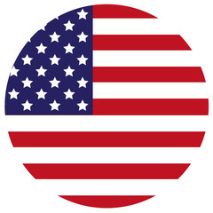 Fototapeta premium United States Flag Icon