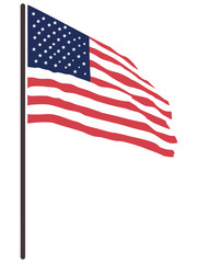 Fototapeta premium USA Flag Icon