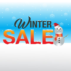 winter Sale background