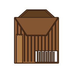 cartoon package cardboard box delivery vector illustration eps 10