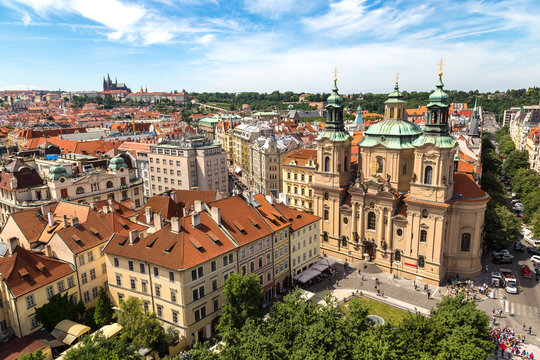 Panoramic view of Prague