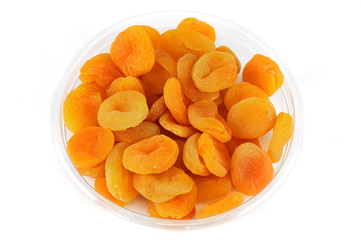 close up on dry apricot