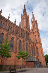 Obraz premium Marktkirche in Wiesbaden, Hessen