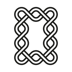 Celtic pattern. Element of Celtic or Irish ornament