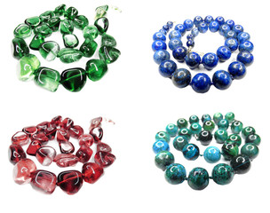 necklace with bright crystals jewelry