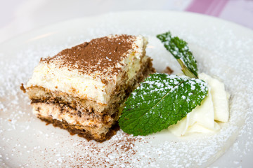 Classical Dessert homemade Tiramisu Cake