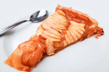 one slice of pie dessert ready to eat