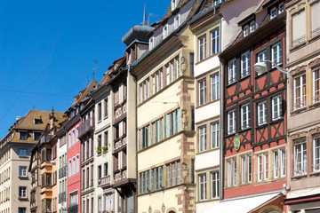 Fototapeta premium Beautiful view of ancient buildings at Strasbourg, Alsace, Franc