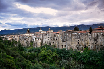 Fototapeta premium The medieval town of Sant'Agata de' Goti, Italy.