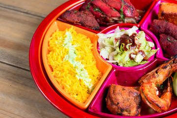 food specialities Mixed Grill Indian Flavor