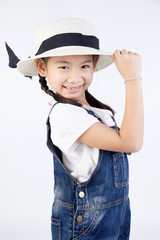 Asian girls studio portrait